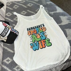 Somebody’s Spoiled Ass Wife Tank Top 
HOST PICK🎉